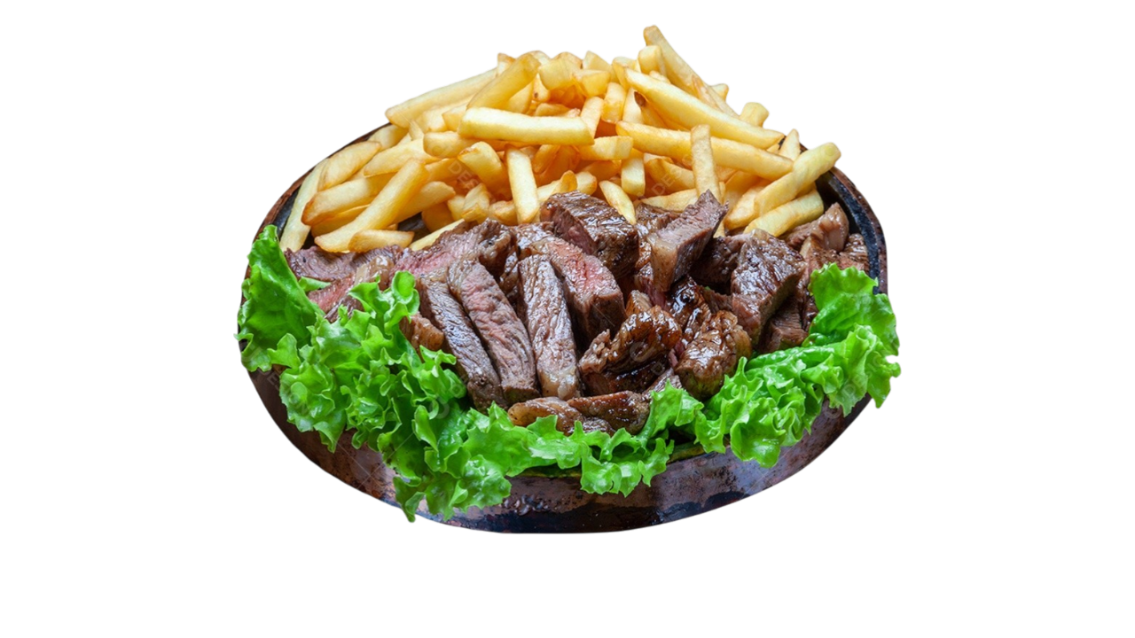 CONTRA FILÉ COM FRITAS