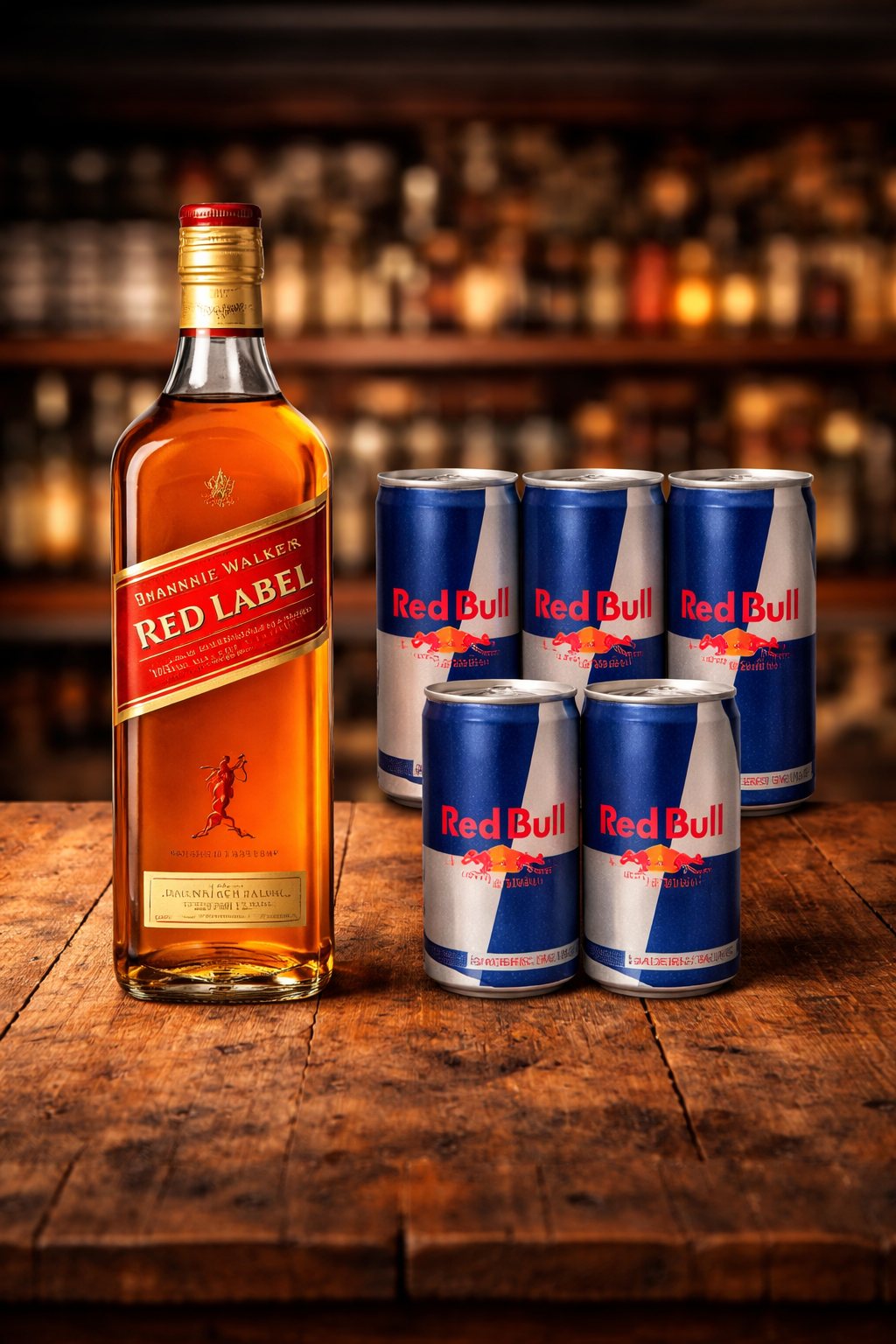 RED LABEL + 5 RED BUL